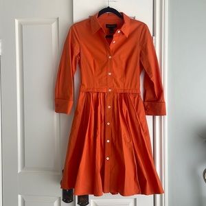 Pink Tartan orange dress